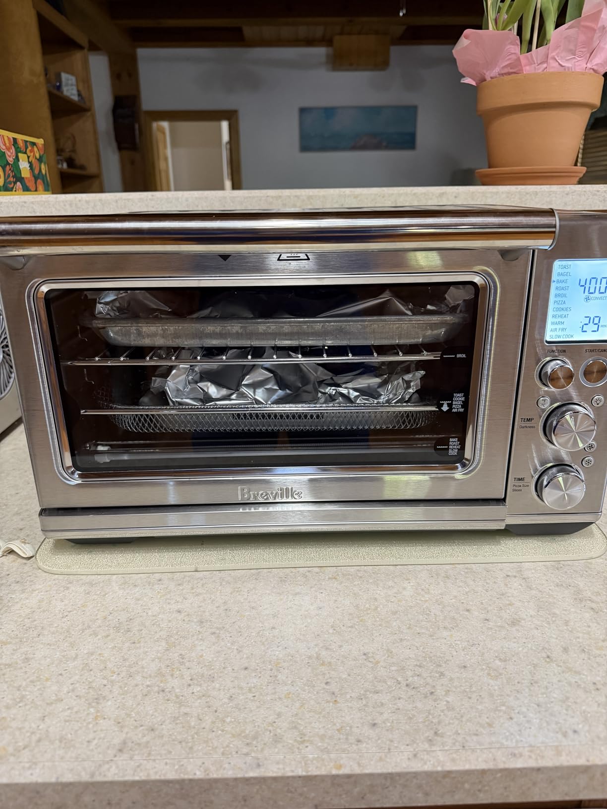 Breville BOV860DBL Smart Oven Air Fryer, Damson Blue customer photo 1