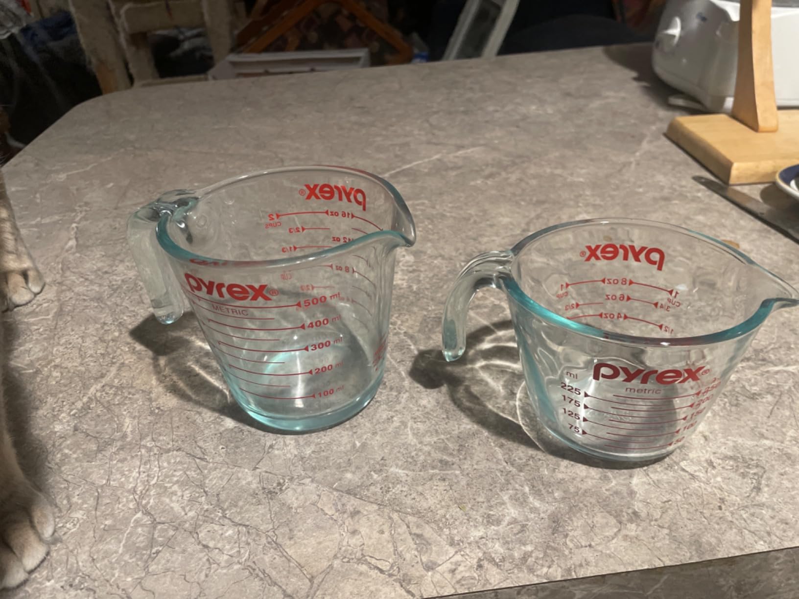Pyrex Essentials (2-Pack) Glass Measuring Cups Set (1 & 2 Cup) | For prepping, baking and cooking, preheated oven, dishwasher, freezer, and microwave safe customer photo 2