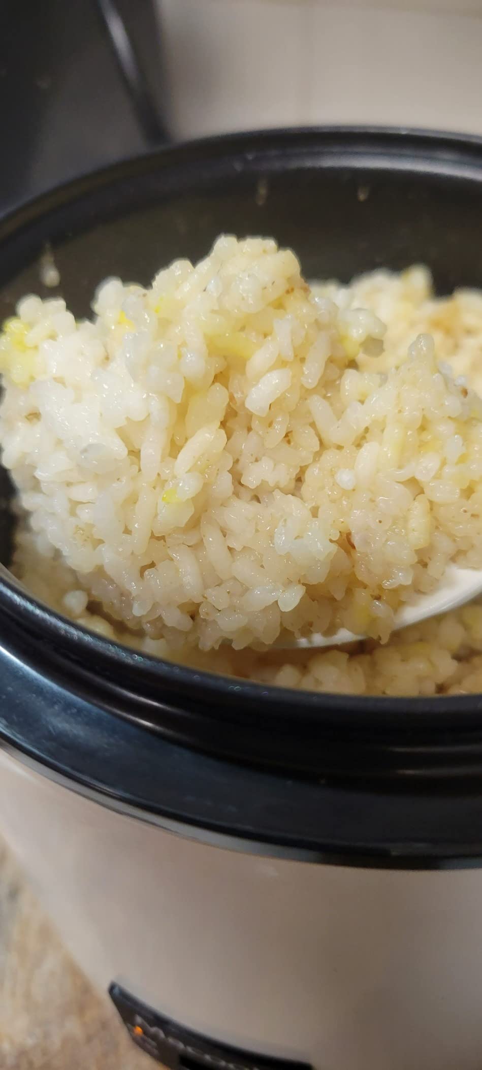 Mini Rice Cooker 1-1.5 Cups Uncooked(3 Cups Cooked), Rice Cooker Small with Bento Box, Removable Nonstick Pot, One Touch&Keep Warm Function, Portable Cooker for Soup Grain Oatmeal Veggie, Black customer photo 1