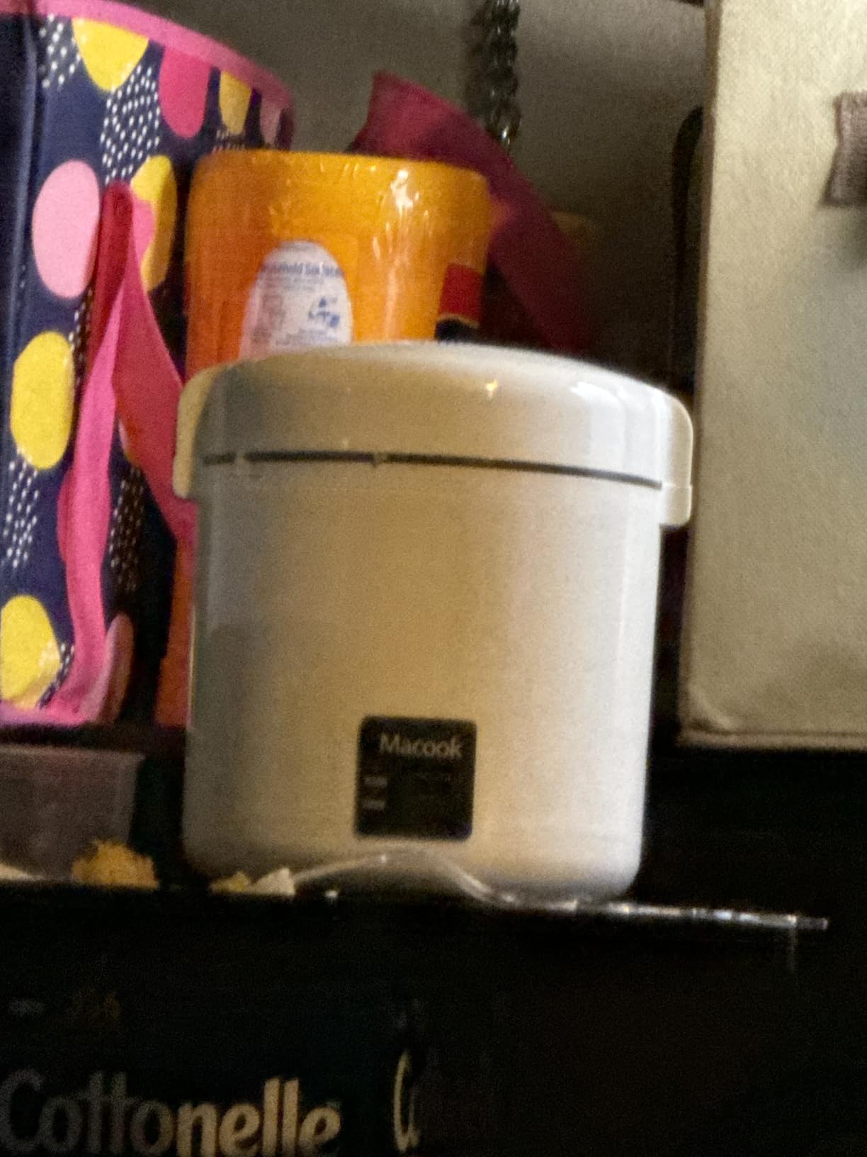 Mini Rice Cooker 1-1.5 Cups Uncooked(3 Cups Cooked), Rice Cooker Small with Bento Box, Removable Nonstick Pot, One Touch&Keep Warm Function, Portable Cooker for Soup Grain Oatmeal Veggie, Black customer photo 2