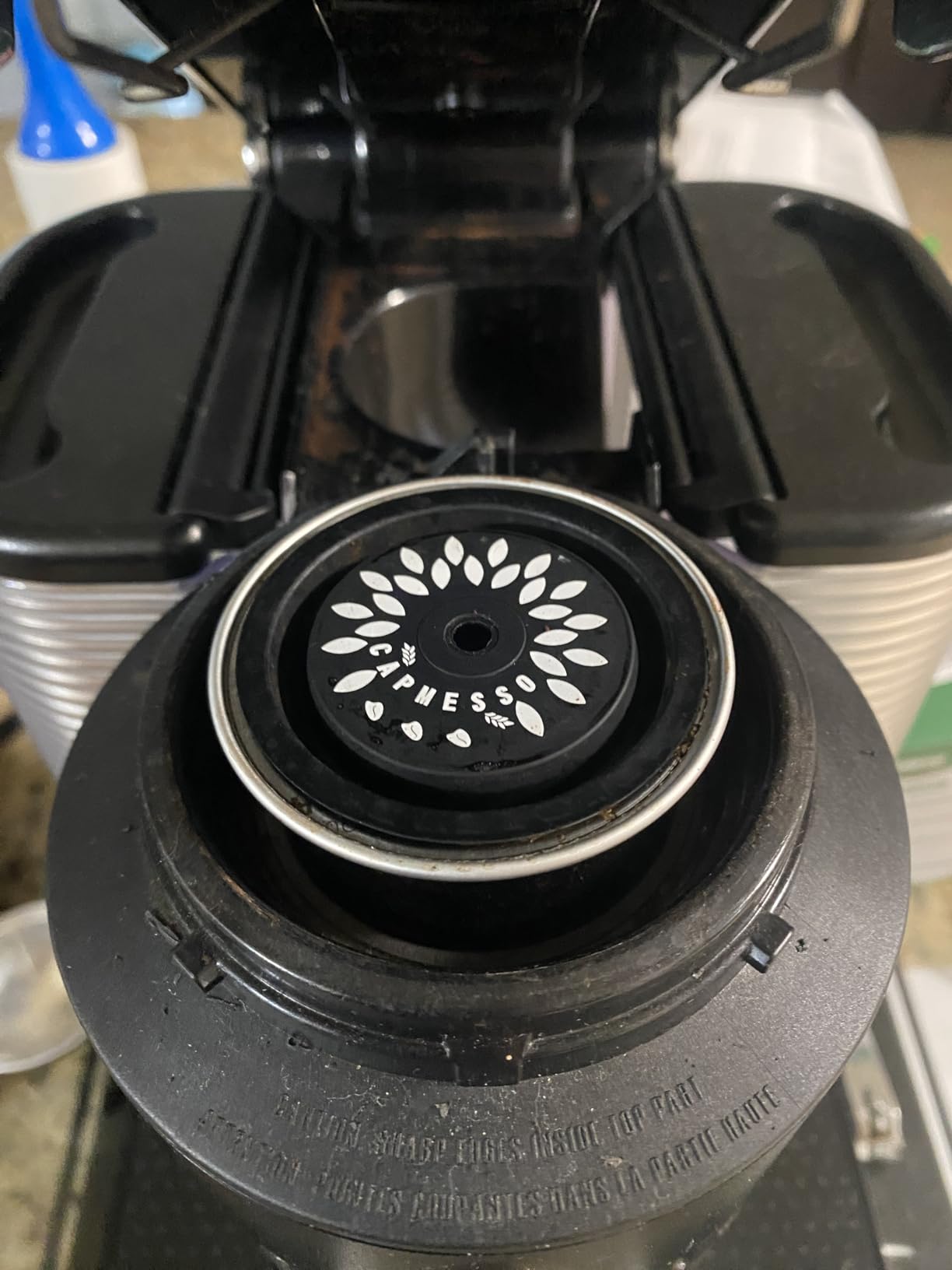 CAPMESSO Silicone Lids for Nespresso Vertuo Pods: 3 Reusable Covers Set | Food-Grade Caps Fit All Original Vertuo Pod Sizes - Use Favorite Coffee for Fast Mess-Free Refills and Lower Pod Costs customer photo 2