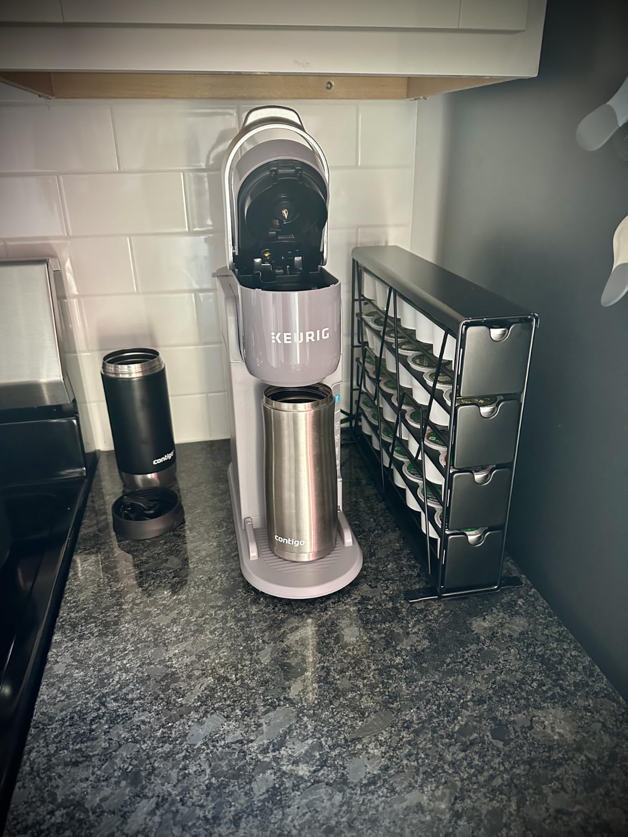Keurig K-Iced Coffee Maker, Single Serve K-Cup Pod Iced Coffee Maker, With Hot and Cold Coffee Capabilities, Brews Any K-Cup Pod, Gray | Hot, Cold Coffee Capabilities, Brews Any K-Cup Pod customer photo 1