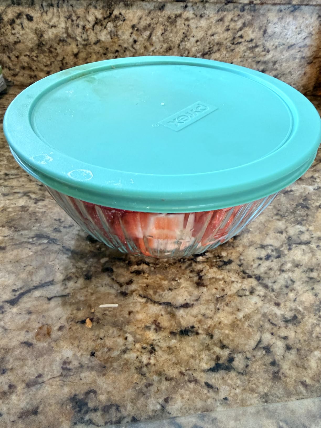 Pyrex Sculpted (3-Pack) Glass Mixing Bowls Set With Plastic Lids For Prepping, Baking and Cooking, Preheated Oven, Dishwasher, Freezer, and Microwave Safe customer photo 2