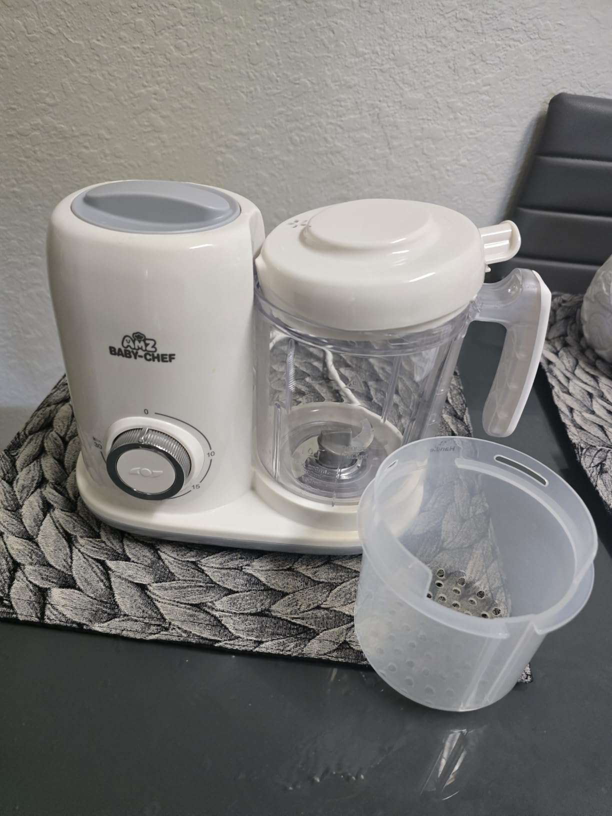AMZBABYCHEF Baby Food Maker, 4 in 1 Baby Food Processor and Steamer, Puree Blender, Multifunctional Baby Puree Maker, Dishwasher Safe customer photo 1