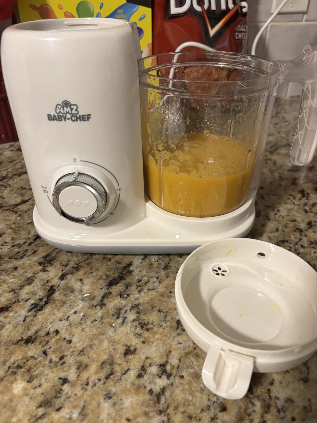 AMZBABYCHEF Baby Food Maker, 4 in 1 Baby Food Processor and Steamer, Puree Blender, Multifunctional Baby Puree Maker, Dishwasher Safe customer photo 2