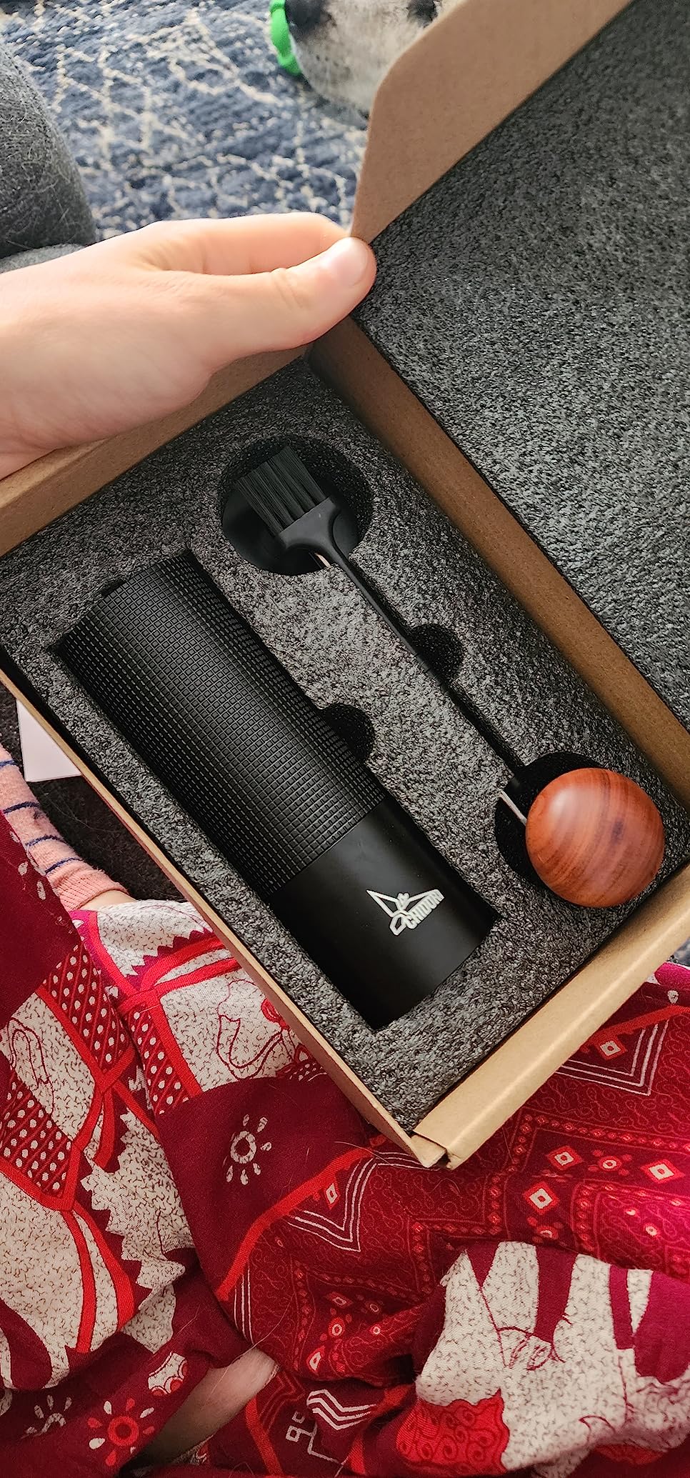 Chidori Manual Coffee Grinder - Hand Crank Burr Coffee Grinder for Espresso, Pour Over, French Press & AeroPress | Portable Stainless Steel Conical Burr Mill for Camping, Travel & Home customer photo 2