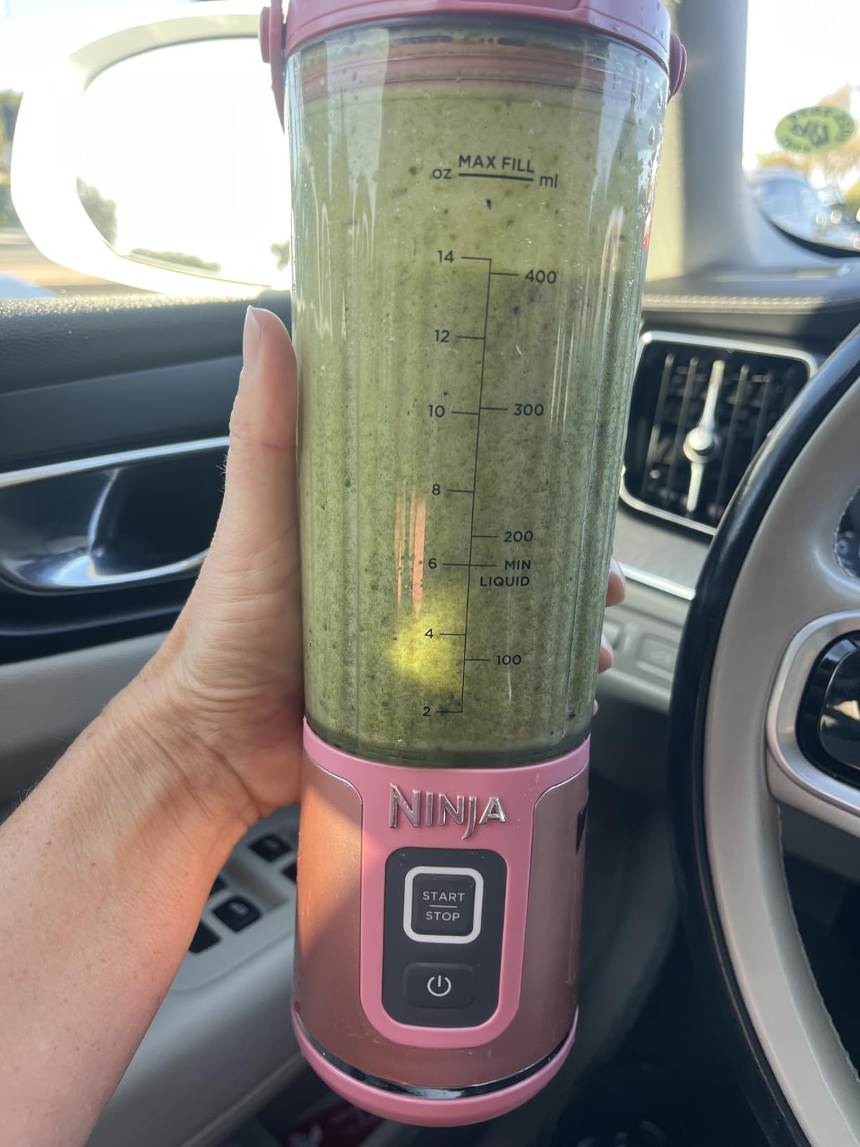 Ninja BC151NV Blast Portable Blender, Cordless, 18oz Vessel, USB-C Rechargeable, Denim Blue customer photo 1