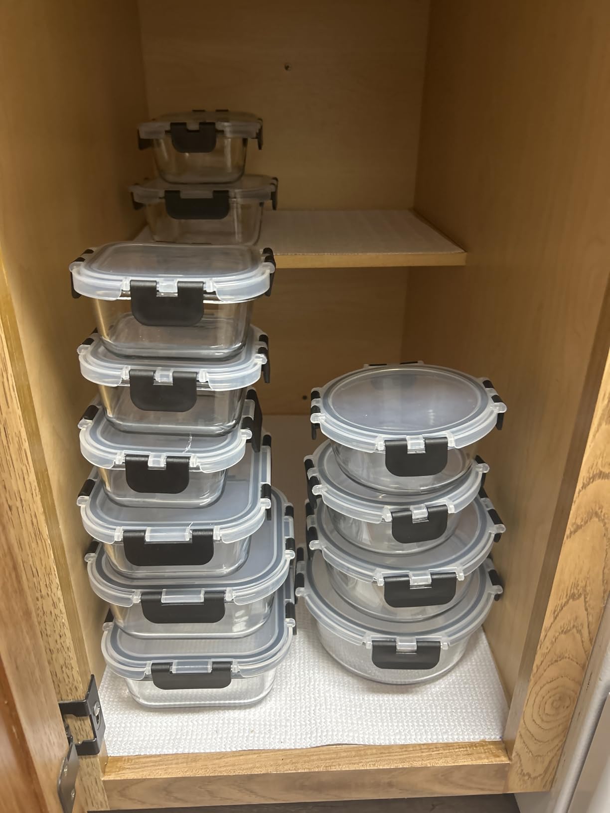 Magic Mill Premium Borosilicate Glass Food Storage Containers with lids Set, 24pc customer photo 2
