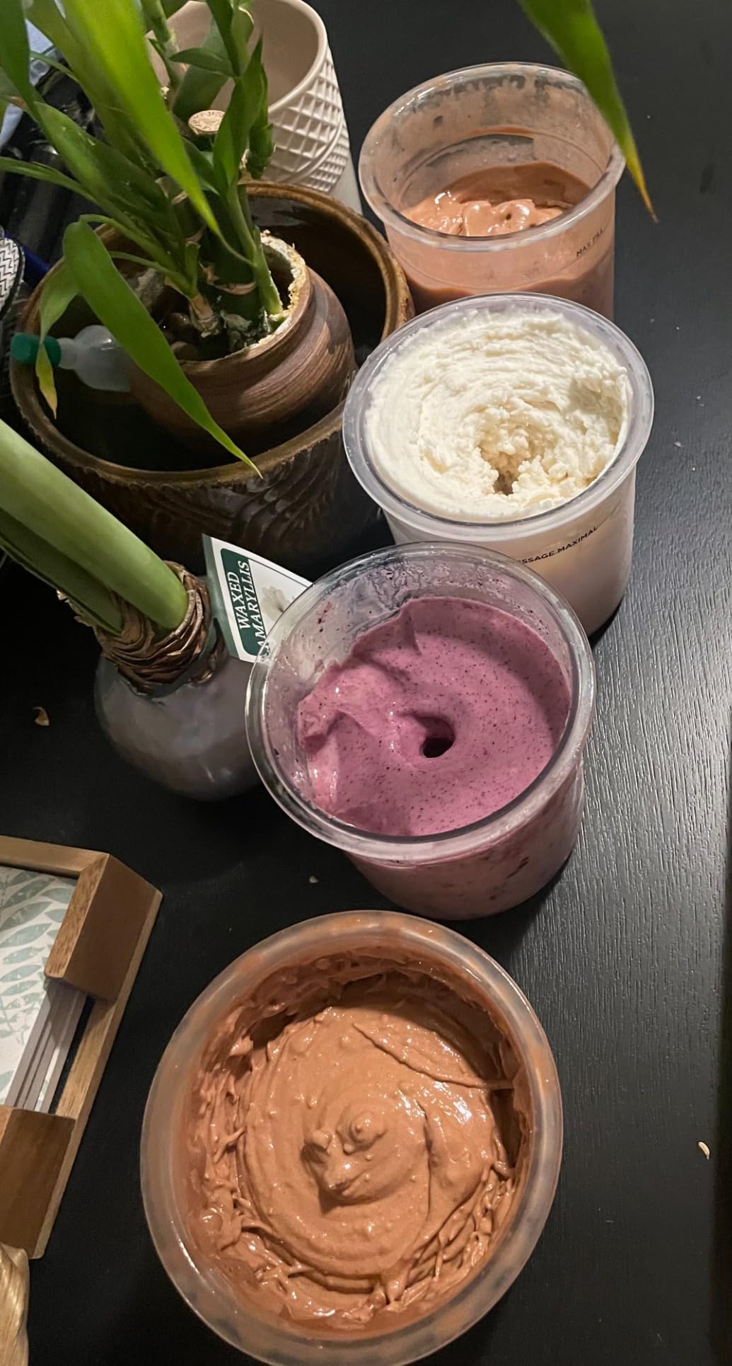 4 Pack Containers Extra Replacement for Ninja Creami Pints and Lids, 16oz Cups Compatible with NC301 NC300 NC299AMZ Series Ice Cream Maker customer photo 2