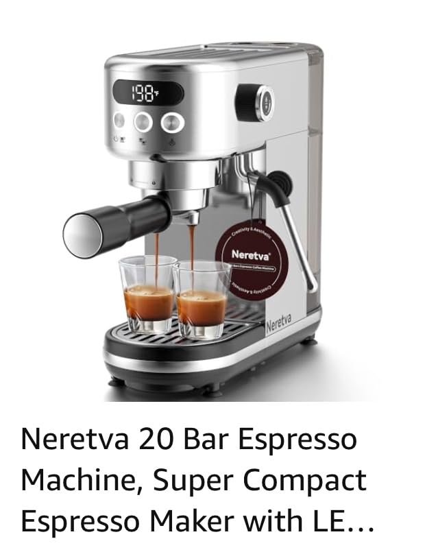 Neretva 20 Bar Espresso Machine Super Compact customer photo 1