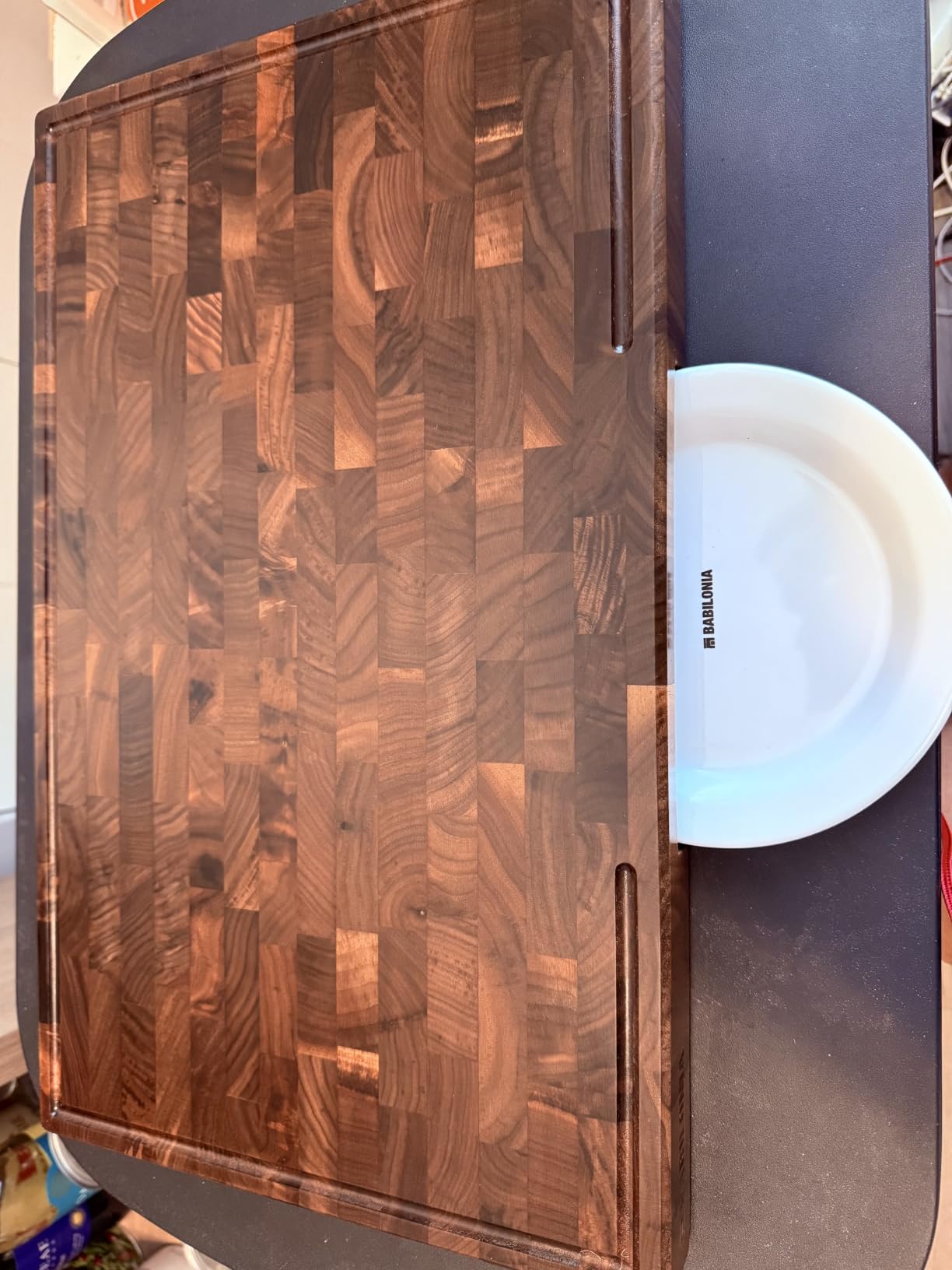 American Black Walnut Cutting Board - 15.7 x 10.2 Inch (ExtraThick 1.7