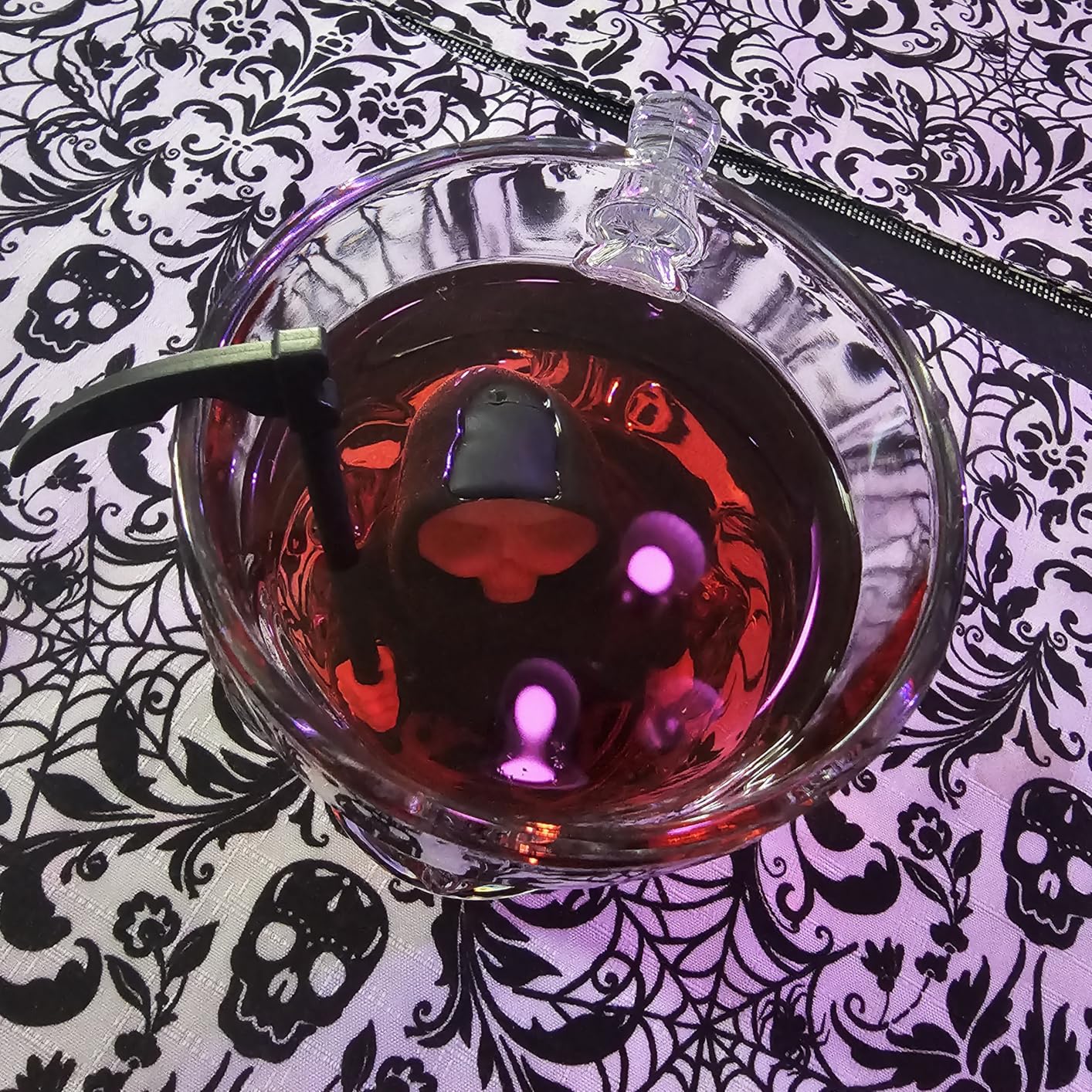 Genuine Fred Grim Steeper Reusable Silicone Tea Infuser, Black Grim Reaper Design, Fun and Clever Kitchen Gadget for Tea Lovers and Enthusiasts customer photo 2