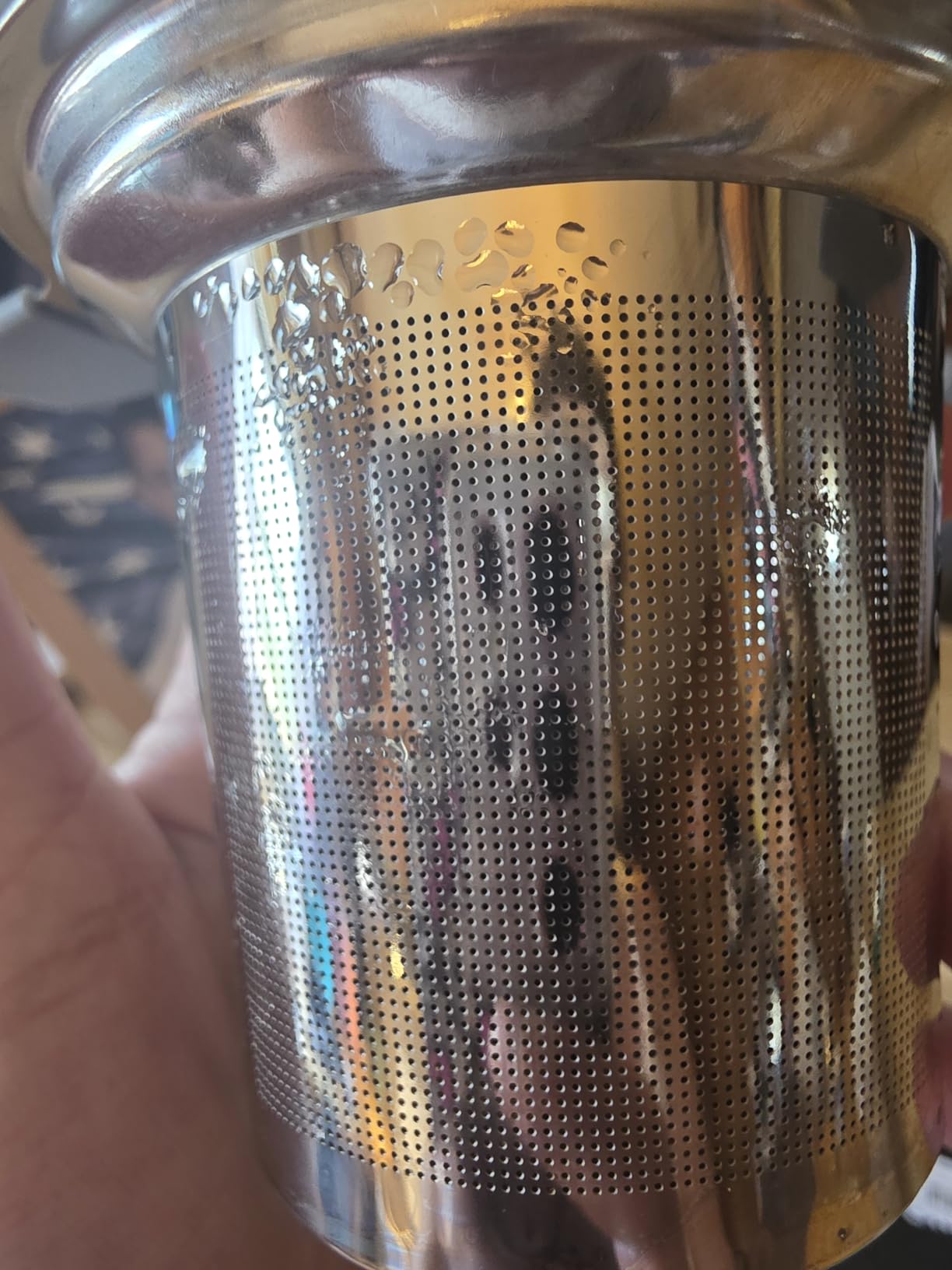 Ohtomber Stainless Steel Fine Mesh Tea Infuser for Loose Leaf Tea customer photo 1