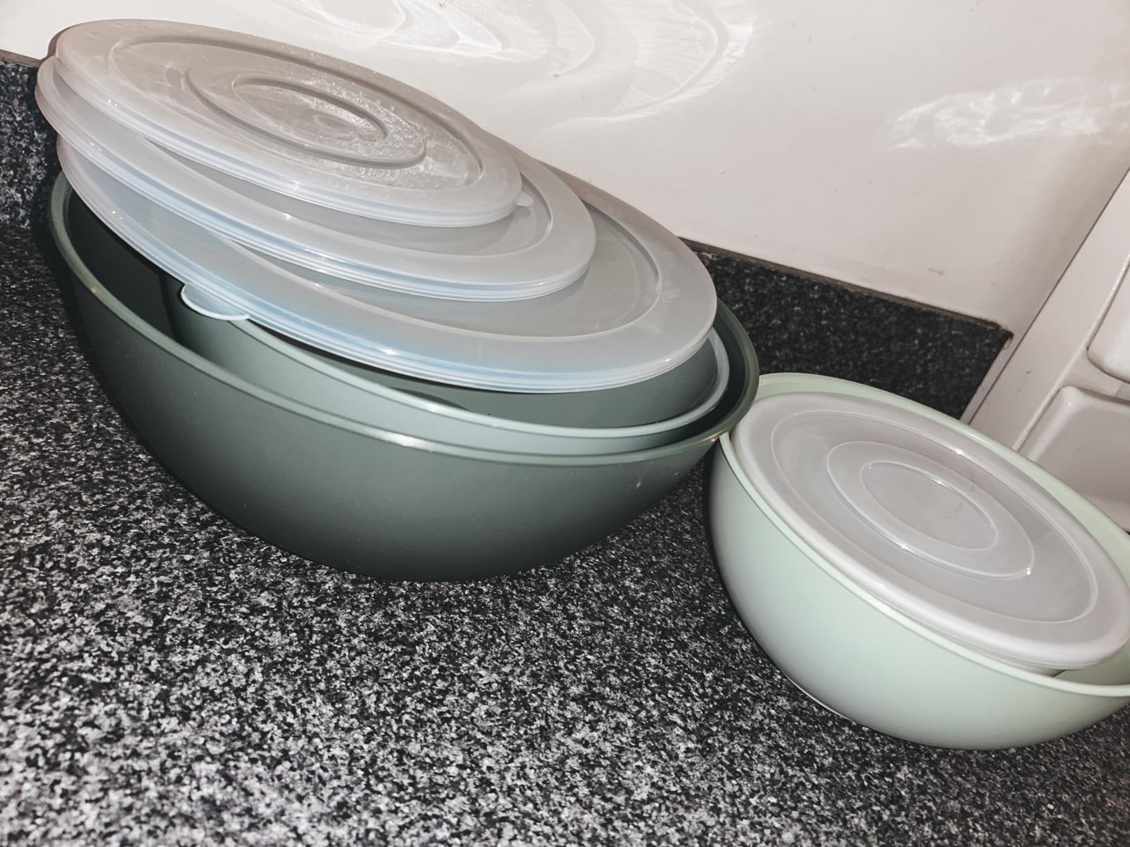 COOK WITH COLOR Mixing Bowls with Lids - 12 Piece Plastic Nesting Bowls Set customer photo 1