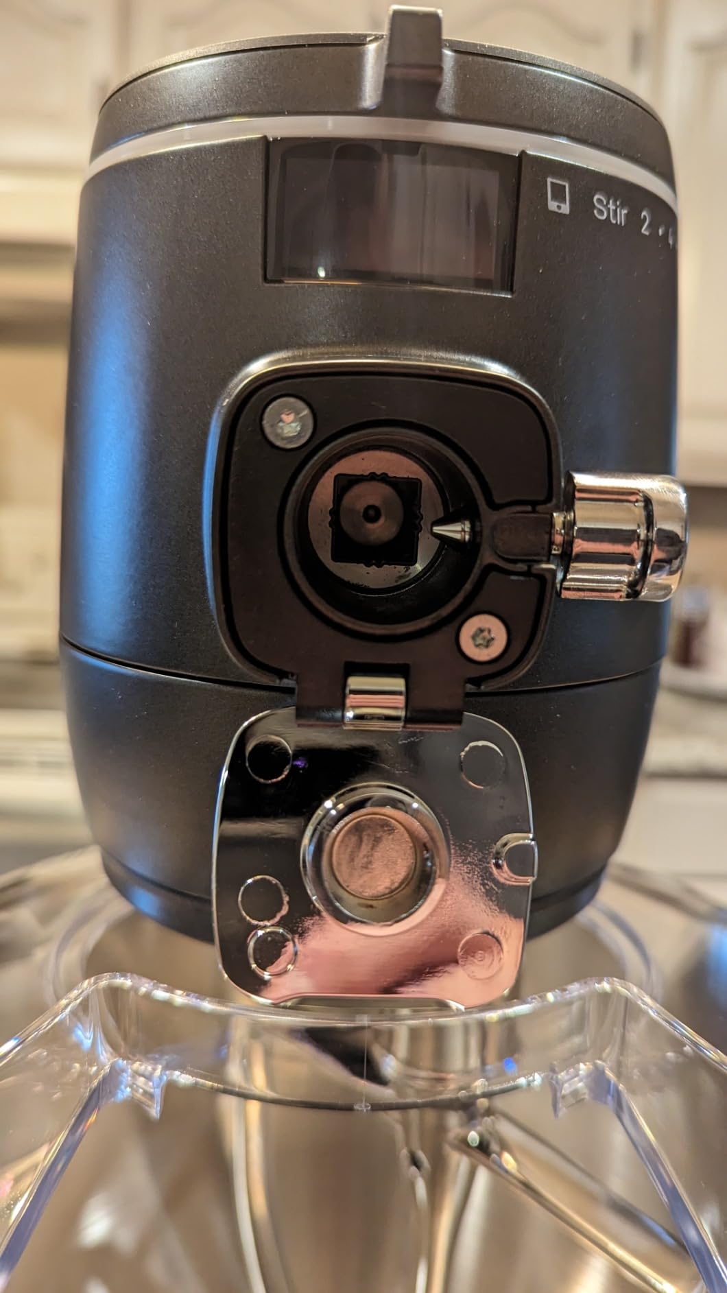 GE Profile Smart Stand Mixer w/Built-In Smart Scale & Auto Sense Technology, 7qt Stainless Steel Bowl, 11 Speed l Dough Hook, Beater, 11-wire whip l works w/Amazon Alexa & Google Home l Mineral Silver customer photo 1