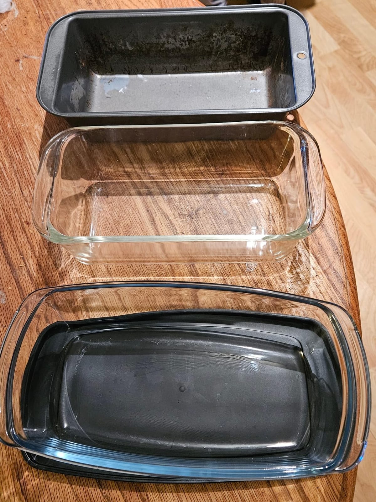 JoyJolt Glass Loaf Pan Set with Lid, Rectangular, 1.9 Quart, Deep, Meatloaf & Banana Bread Loaf Pans customer photo 1