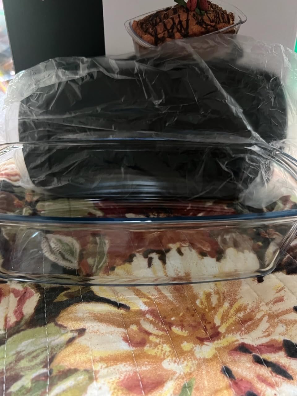 JoyJolt Glass Loaf Pan Set with Lid, Rectangular, 1.9 Quart, Deep, Meatloaf & Banana Bread Loaf Pans customer photo 2