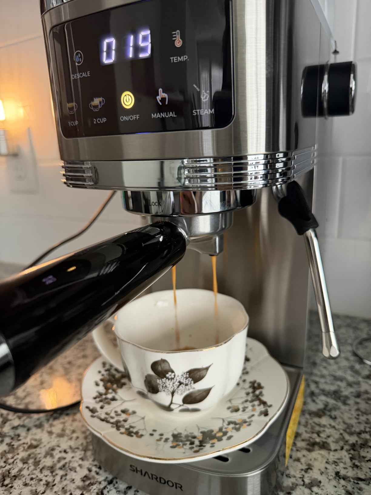 Coffee Grinder, Wancle Electric Coffee Grinder, Quiet Spice Grinder, One Touch Coffee Mill for Beans, Spices and More, with Clean Brush, Stainless Steel, 120V customer photo 2