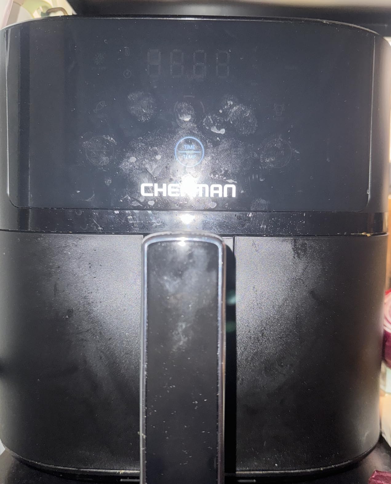Chefman Air Fryer - 6 QT Compact Airfryer for Quick & Easy Meals in Minutes, Features Hi-Fry Technology for Extra Crisp, Touchscreen Controls with 4 Presets, Nonstick & Dishwasher Safe Basket - Black customer photo 1