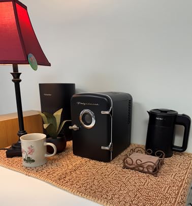 0.6L Small Electric Kettles Stainless Steel, Travel Mini Hot Water Boiler Heater, Double Wall Cool Touch Portable Teapot, Auto Shut-Off & Boil-Dry Protection, 120V/800W, 2 Year Warranty (Black) customer photo 2
