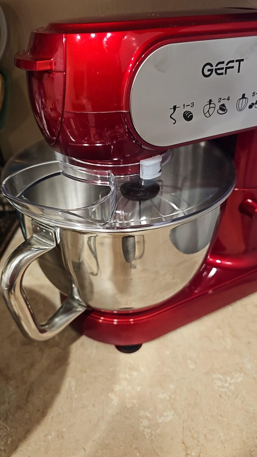 Stand Mixer, 6QT Mixers Kitchen Electric Stand Mixer, Dough Mixer Gray | 600W Tilt-Head Kitchen Mixer with Stainless Steel Bowl, Dishwasher-Safe Dough Hook, Flat Beater, Wire Whisk, Splash Guard customer photo 2