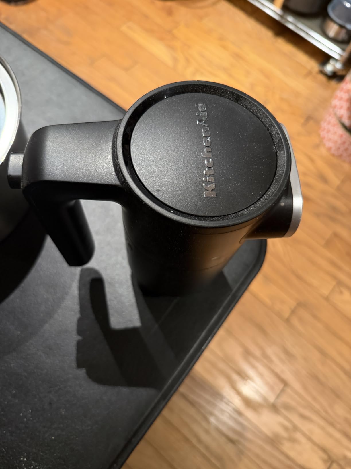 KitchenAid Go Cordless Hand Mixer, Metal - KHMR762, Black Matte customer photo 2