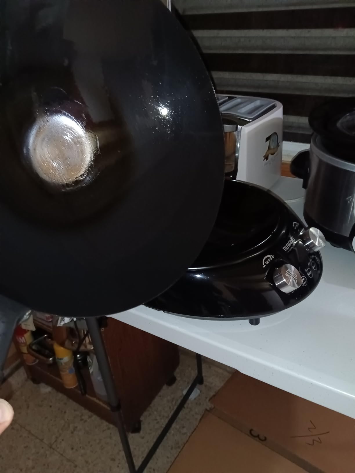 Nuwave Induction Wok, 3 Wattages 600, 900 & 1500, 100°F-575°F in 5°F | Precise Temp Controls, Infuse Complex Charred Aroma & Flavor, Authentic 14-inch Carbon Steel Wok Included, Wok Hei customer photo 2