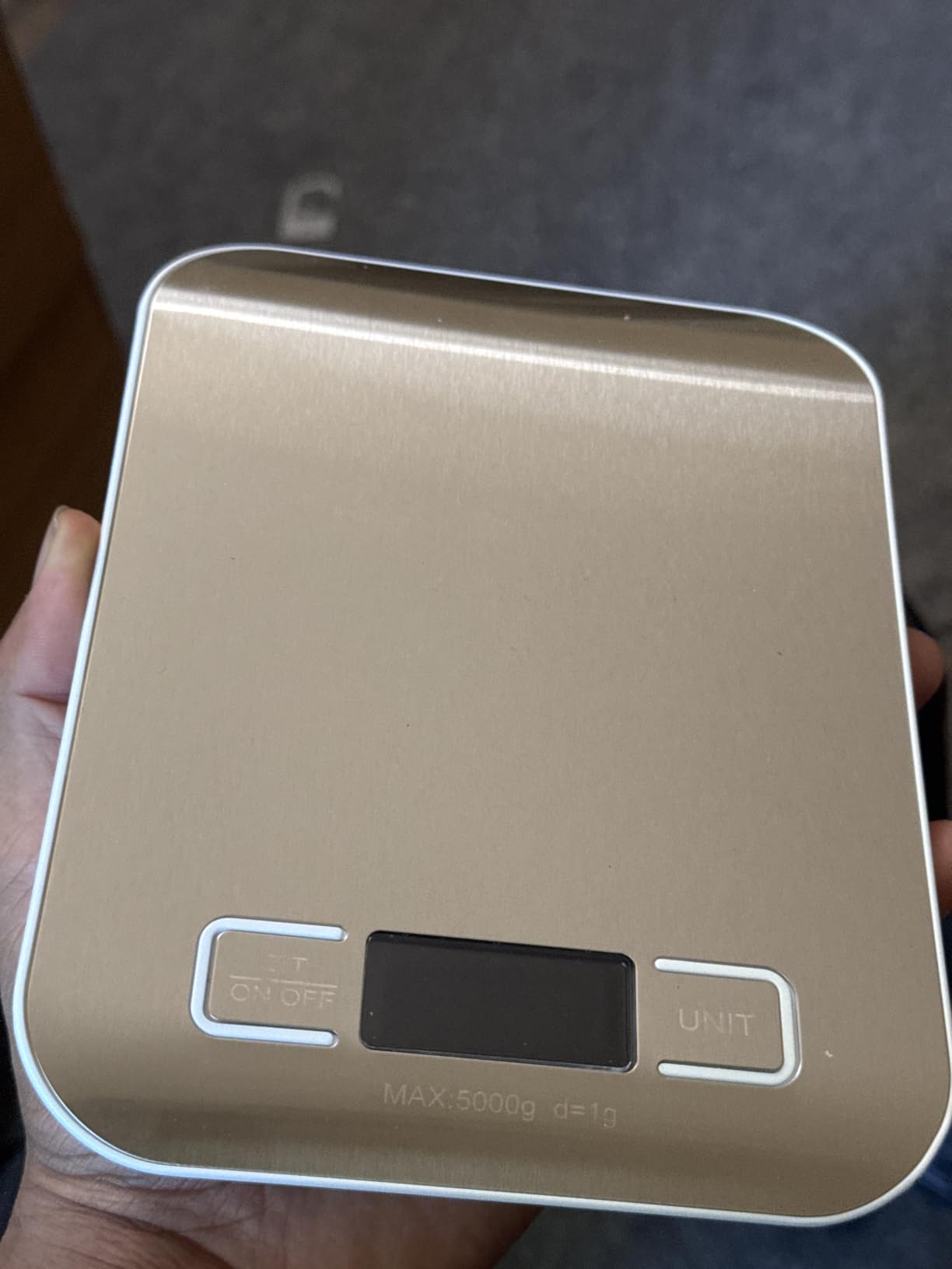 Food Scale, 11lb Kitchen Scale with 6 Units Tare Function & LCD Display, 0.05oz/1g Stainless Steel Digital Food Scale Grams and Ounces for Baking, Cooking, Dieting and Meal Prep (Batteries Included) customer photo 2
