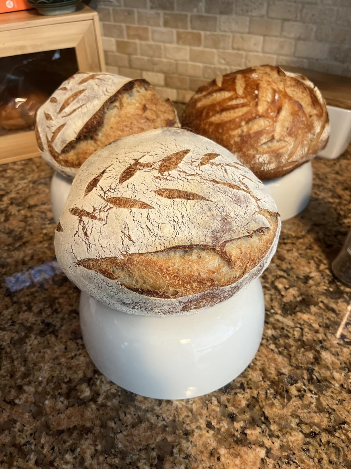 Dimpola Banneton Bread Proofing Basket - 9 inch Banneton Basket Set of 2 Sourdough Proofing Basket Round Proofing Bowls Handmade Rattan Baskets and Liners customer photo 2