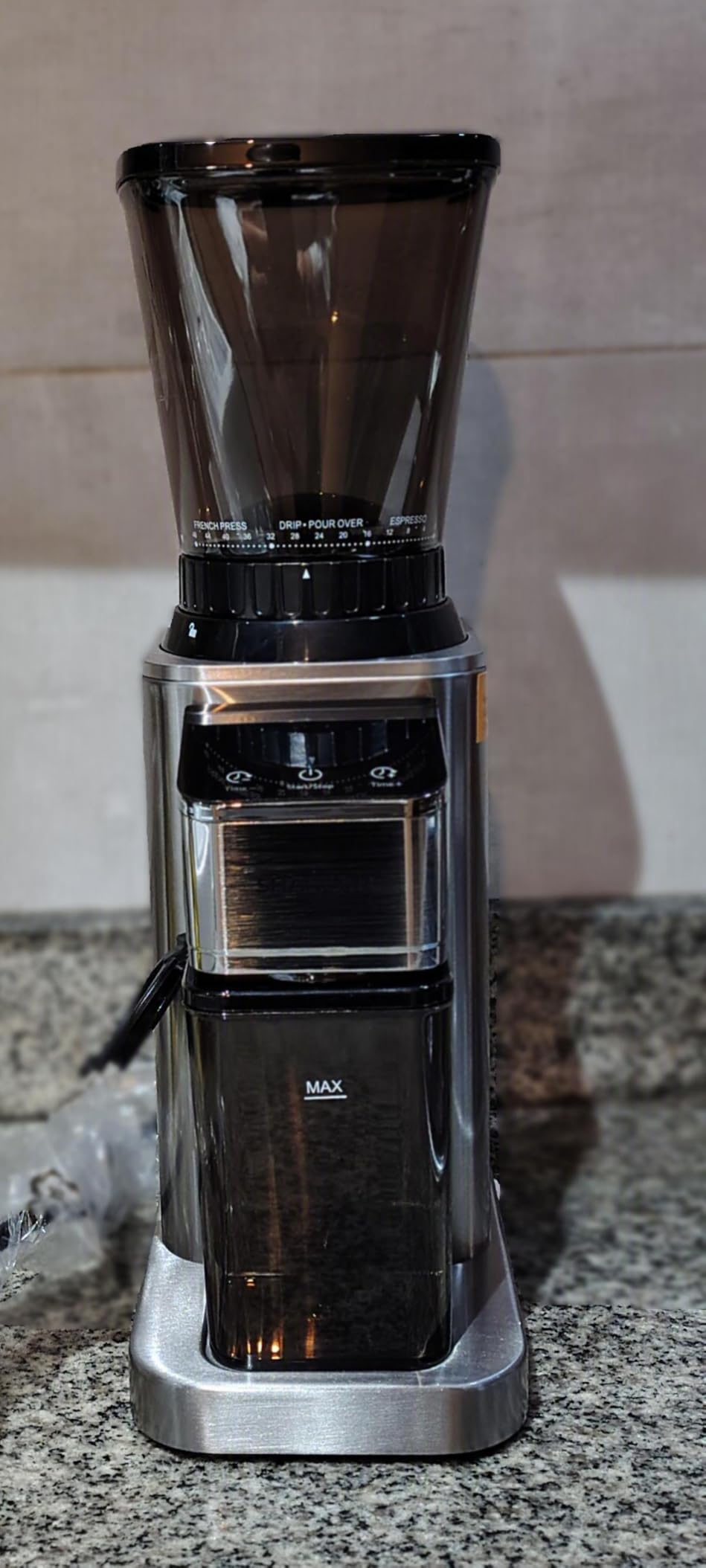 SHARDOR Professional Conical Burr Coffee Grinder, Coffee Bean Grinder with 48 Grind Settings for Espresso, Drip & French Press, Upgraded Anti-Static Technology, Precision Timer, Black customer photo 2
