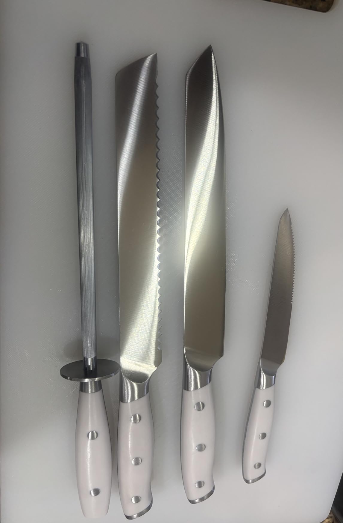 Stahl 19-Piece German Steel Kitchen Knife Block Set (Black), Premium Knife Set, Long-Lasting Sharpness, Versatile Knife Choices, Space-Saving Block customer photo 2