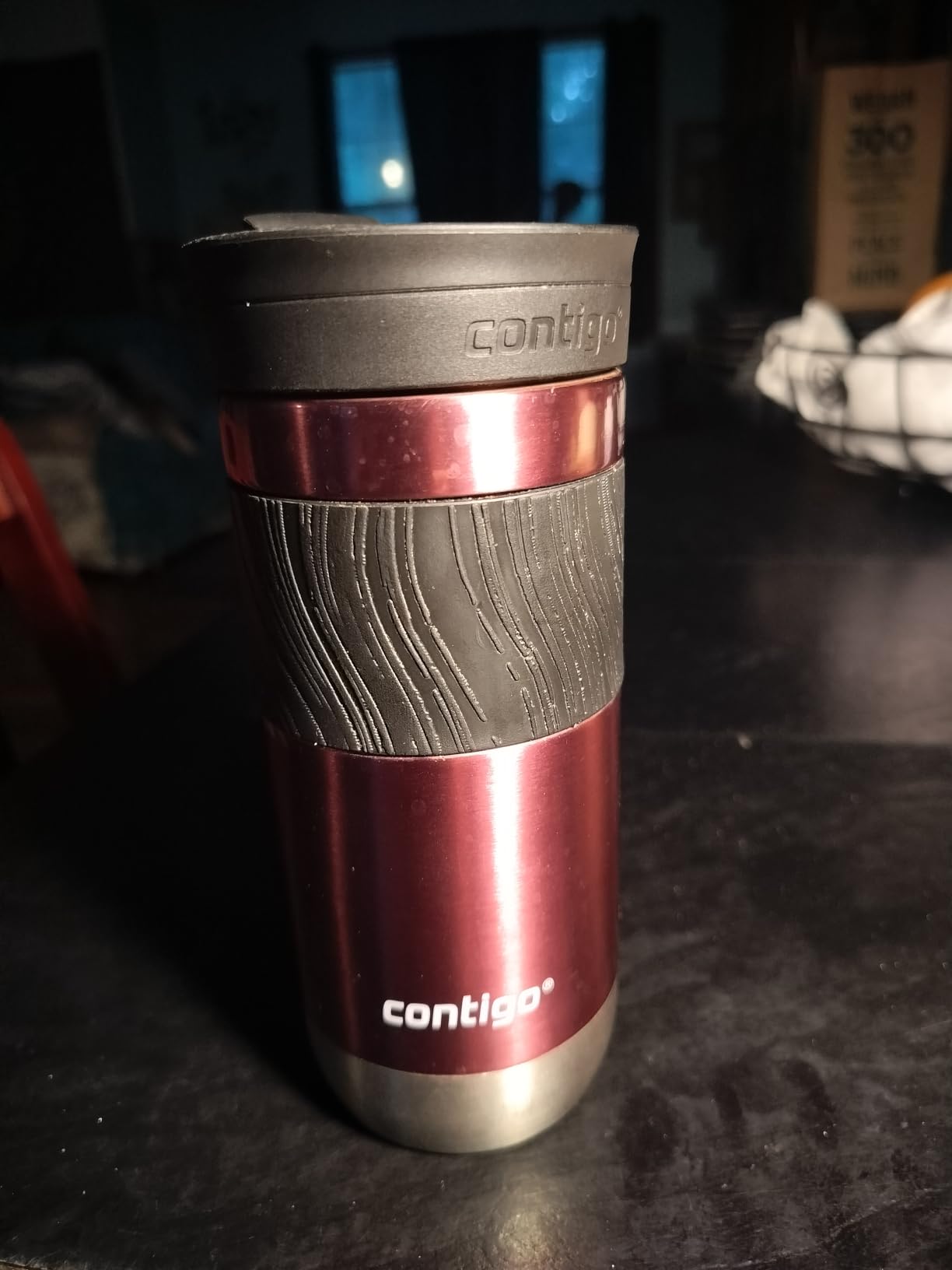 Contigo Byron 2.0 Stainless Steel Travel Mug with Snapseal Lid and Grip 20oz, Blueberry, Great for hot and cold beverages customer photo 2