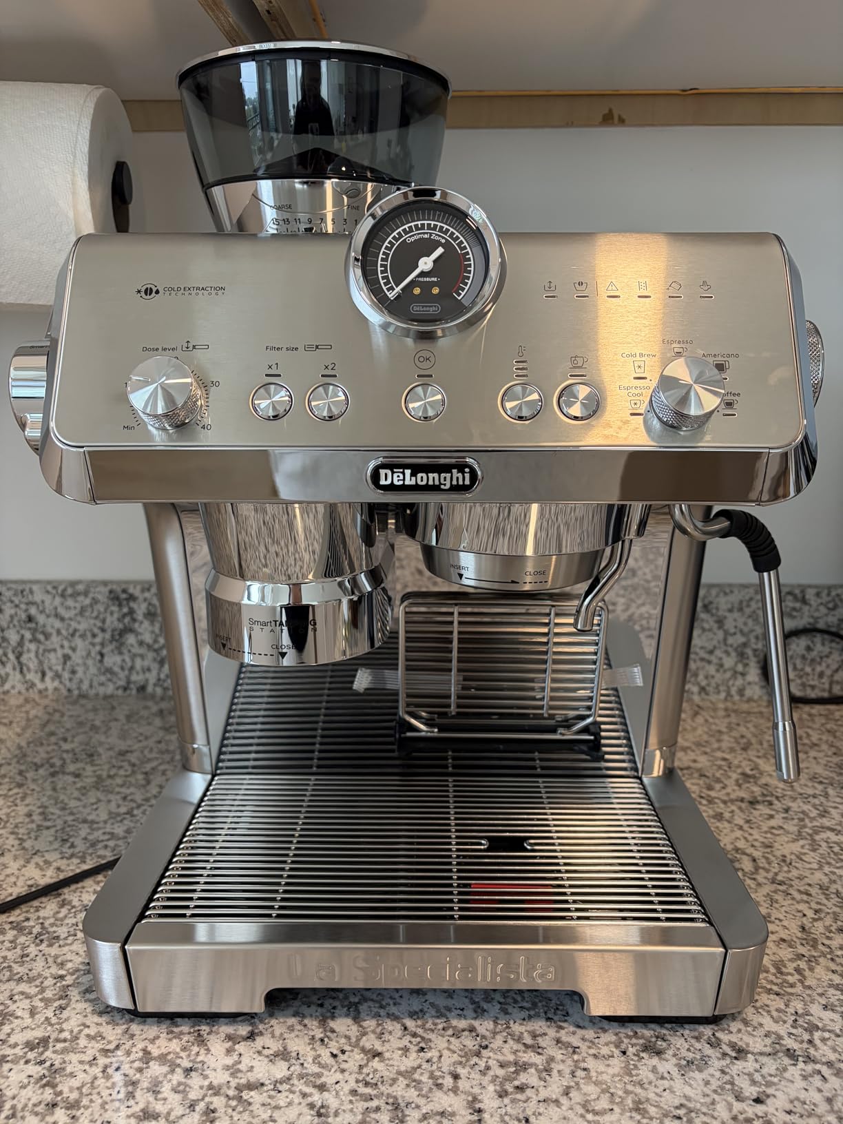 La Specialista Opera Espresso Machine with Coffee Grinder | #1 Worldwide Espresso Machine Maker, 5 Preset Recipes, Smart Tamping Technology, Built-in Grinder, Powerful Milk Frother customer photo 2
