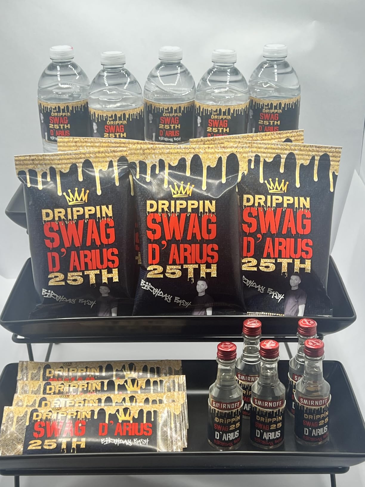 MALACASA 3 Tier Serving Trays, White Porcelain Serving Platters, 12 Inch customer photo 1