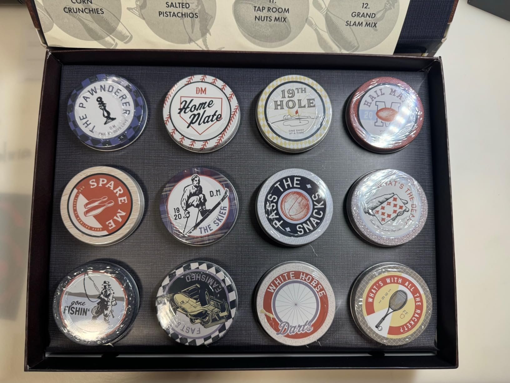Snack Box Gift Basket for Men, Birthday Gift for Men, Women, Food Care Package, Unique Tins of Assorted Nuts, Snacks in Stunning Case - Treat for Men, Women, Dad, Friends, Family, Fathers Day Gift customer photo 2