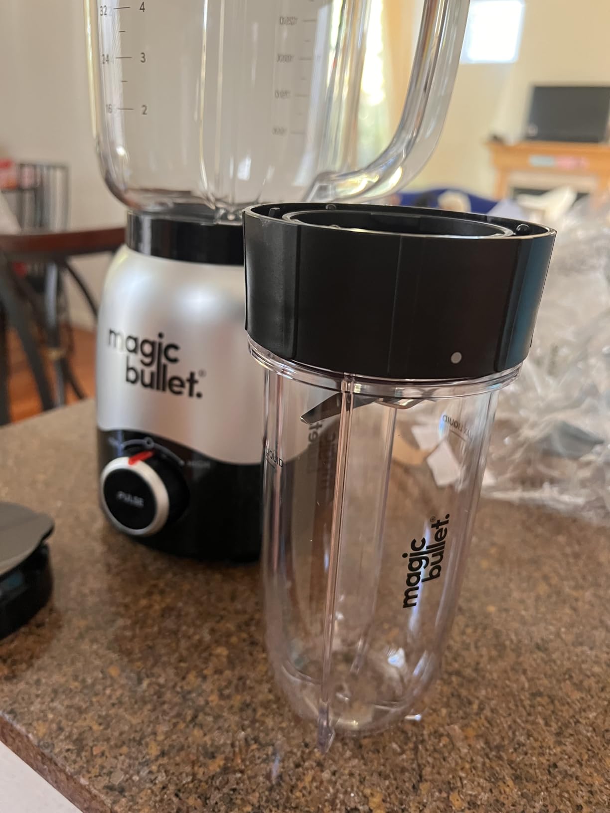 magic bullet Combo Blender, 600W, 48oz Pitcher + 16oz To-Go Cup, MBF50200 customer photo 1