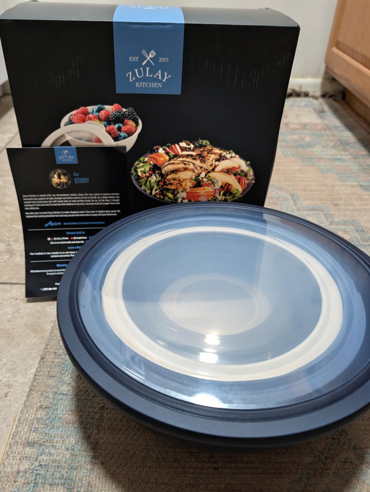 Zulay Kitchen 12 Piece Plastic Mixing Bowls with Lids Set customer photo 1