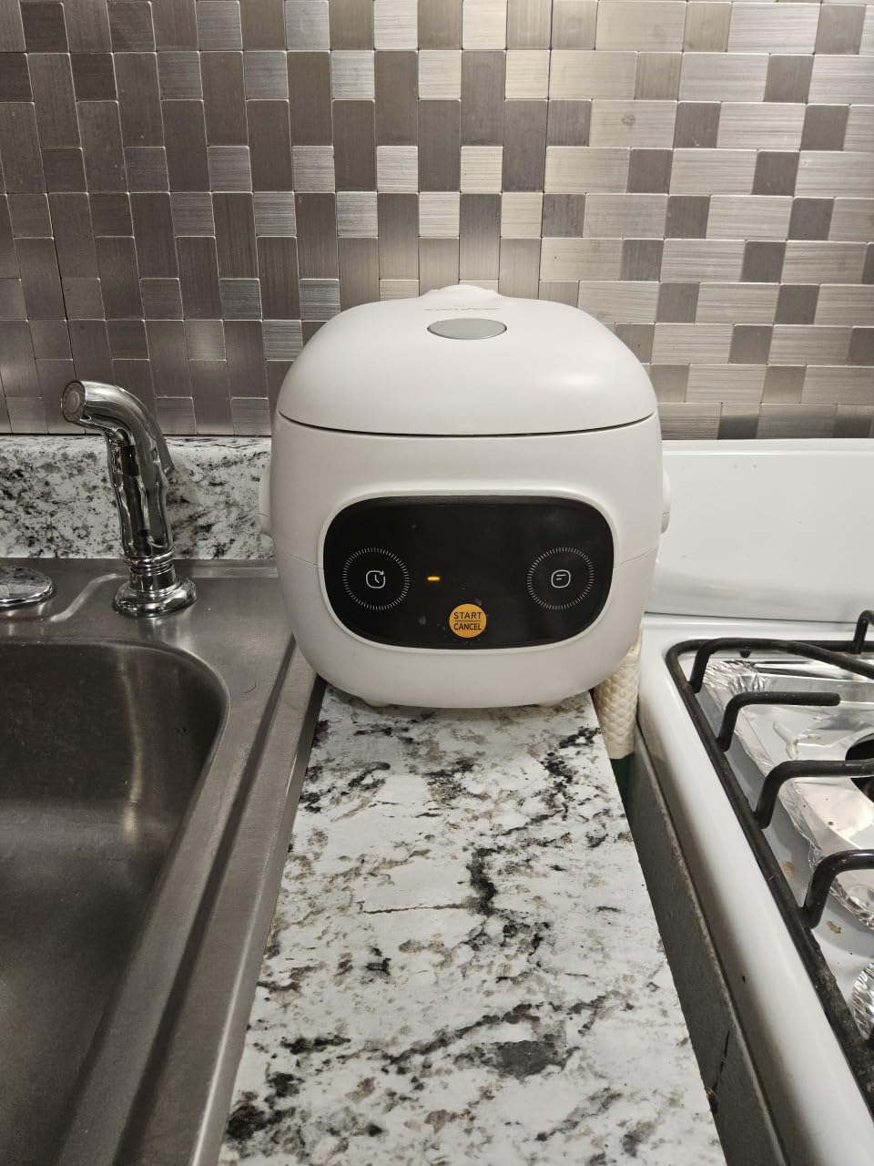 COMFEE' Mini Rice Cooker with 6-Functions, 2-Cups Uncooked Rice customer photo 2