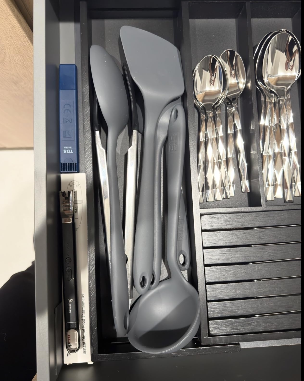GIR 5-Piece Silicone Kitchen Utensils Set, Non-Toxic Cooking Utensils for Cooking and Baking, Heat Resistant, Food Grade, Dishwasher Safe Rubber Spatula, Ladle, Spoon - Charcoal customer photo 1