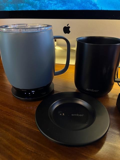 Nextmug Plus - Temperature-Controlled, Self-Heating Coffee Mug | (Black - 18 oz.) - No App, Long-Lasting Battery for Work & Study customer photo 1