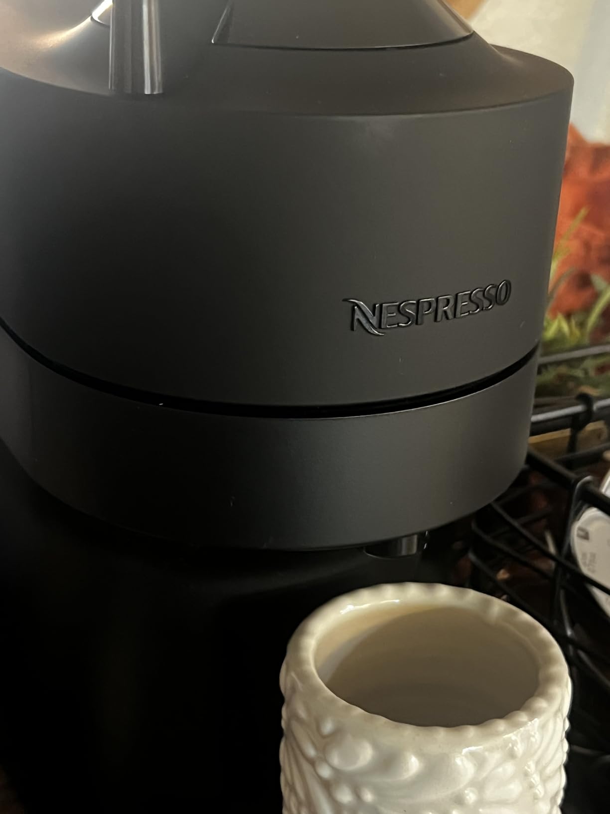 Vertuo Pop+ Deluxe Coffee & Espresso Maker by De'Longhi, Black | Matte dark chrome, 37 fl. oz. side tank, 30 second heat-up and auto capsule ejection customer photo 2