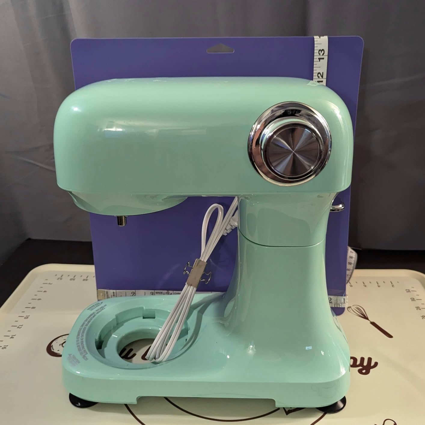 Dash 3.5QT Tilt-Head Stand Mixer - Electric Stand Mixer with Stainless Steel Bowl and Splash Guard For Baking - Cream, 3.5-Quart customer photo 2