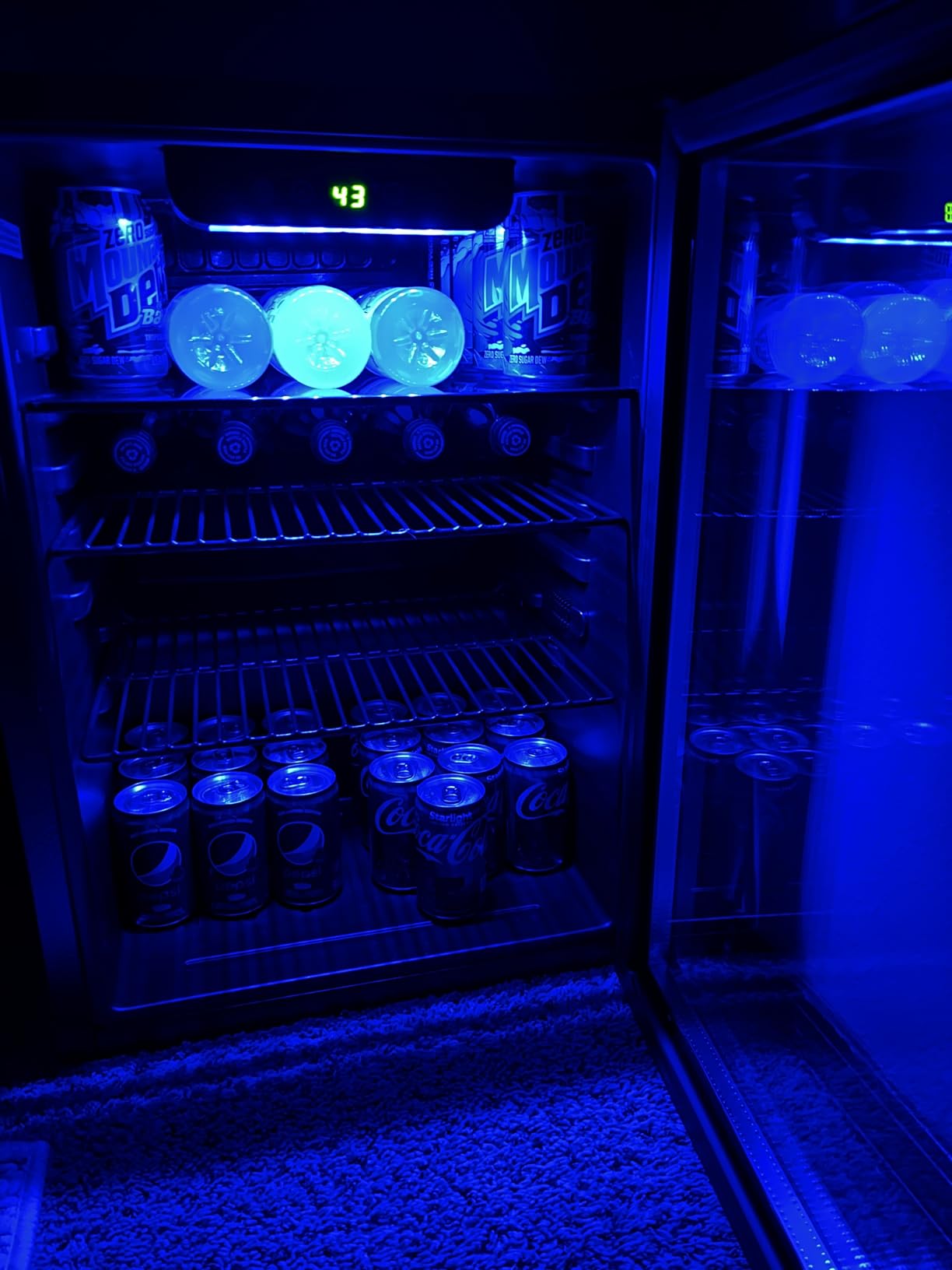 Electactic Mini Fridge 130 Can Beverage Refrigerator Cooler, 3.2 Cu.Ft Drink Fridge for Soda Wine Beer, Adjustable Temperature Control for Home Office, Black customer photo 1