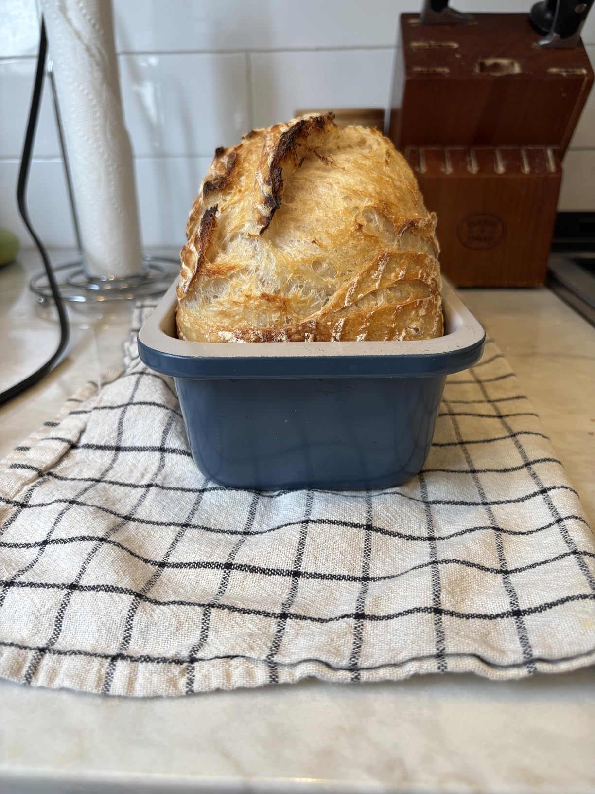 OXO Good Grips Non-Stick Pro Ceramic Coated Metal Bakeware 1Lb Loaf Pan - Storm Blue customer photo 1