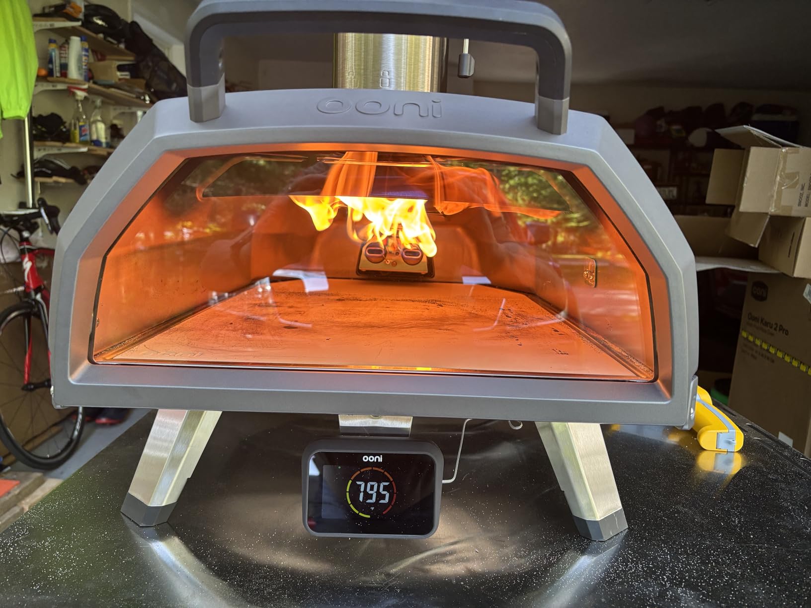 Ooni Karu 2 Pro Multi-Fuel Pizza Oven - Wood and Gas Outdoor Pizza Oven with Pizza Stone & Integrated Thermometer, Dual Fuel 16 Inch Pizza Maker, Outdoor Cooking Grill customer photo 1