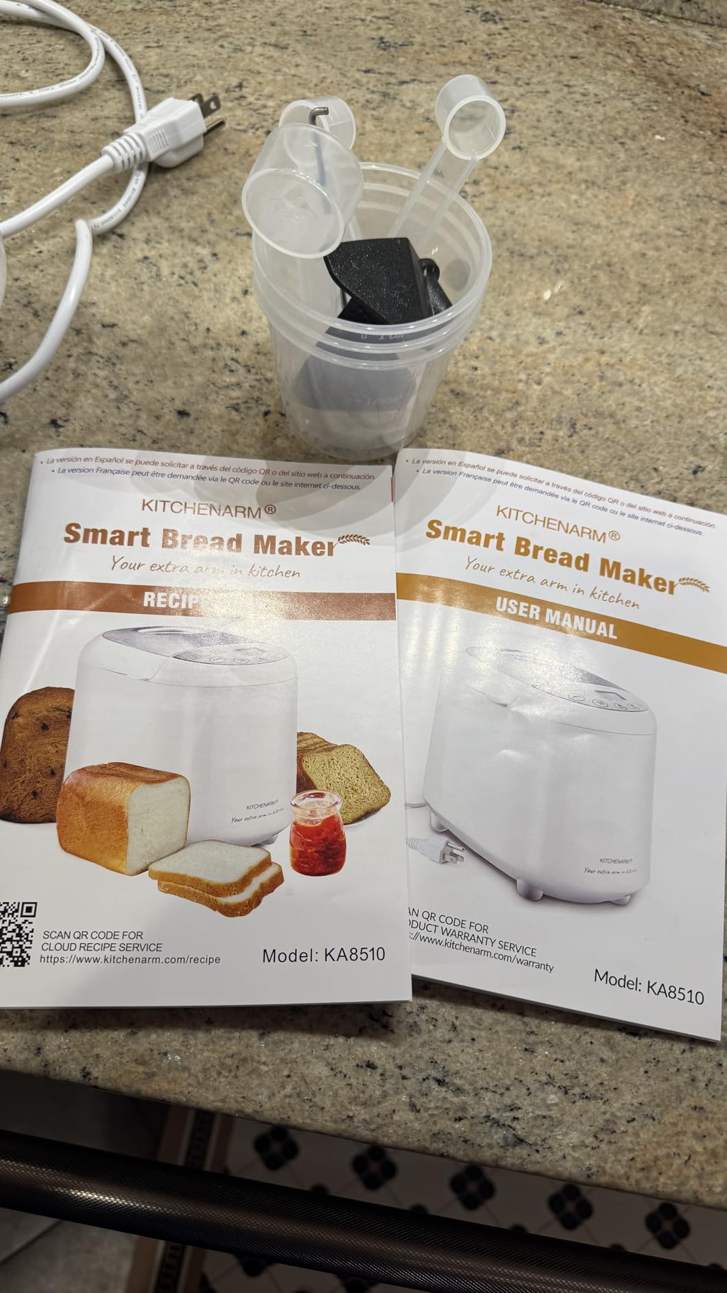 KITCHENARM 19-in-1 HANDY Bread Machine with Homemade Cycle and Gluten Free Setting - Beginner Friendly 2LB 1.5LB 1LB White Bread Maker Machine with Recipes and Delay Timer customer photo 2