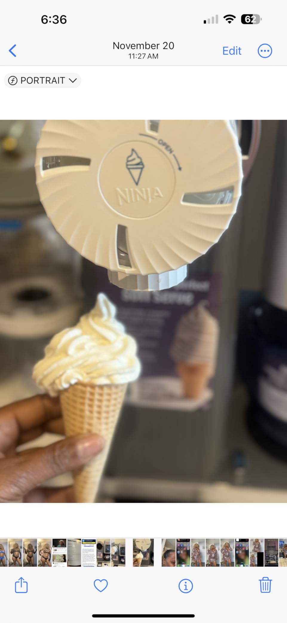 Ninja Creami Scoop & Swirl 13-in-1 Ice Cream and Soft Serve Maker, NC701 | Ninja Creami Scoop and Swirl turns almost anything into ice cream and soft serve at a button touch, scooped or swirled customer photo 2