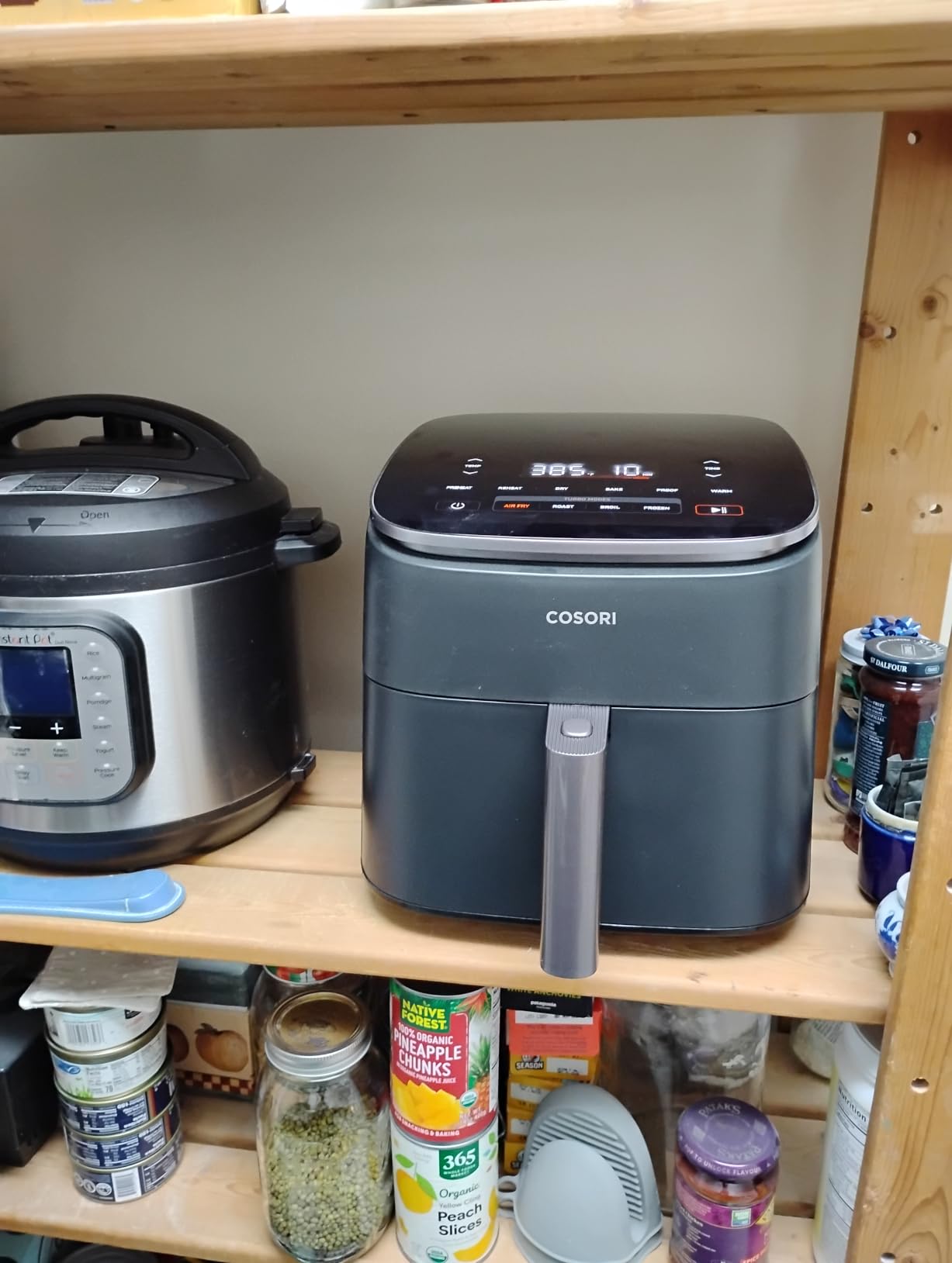Cosori 9-in-1 TurboBlaze Air Fryer 6 Qt, Premium Ceramic Coating, 90°-450°F, Precise Heating for Even Results, Air Fry, Roast, Bake, Broil, Dry, Frozen, Proof, Reheat, Keep Warm, 120V, Light Gray customer photo 1
