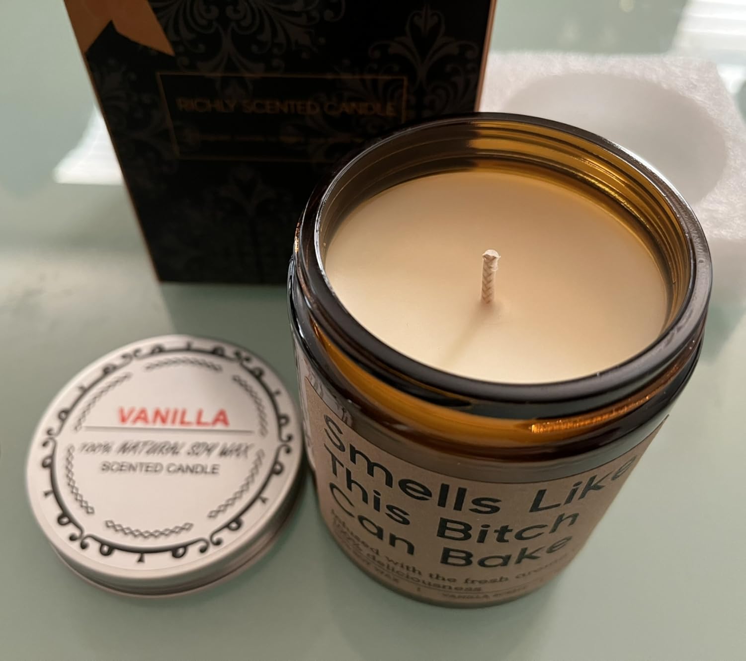 GSPY Candle, Gifts for Bakers, Baking Gifts for Women, Men, Sourdough Baker | Funny Christmas Bake Gifts customer photo 1