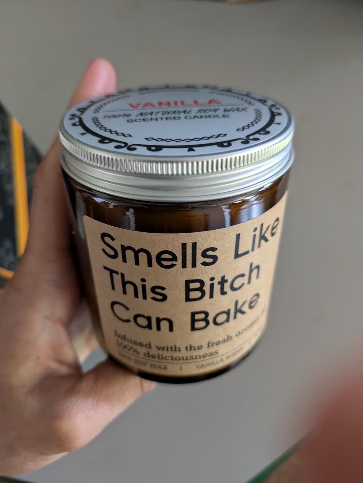 GSPY Candle, Gifts for Bakers, Baking Gifts for Women, Men, Sourdough Baker | Funny Christmas Bake Gifts customer photo 2